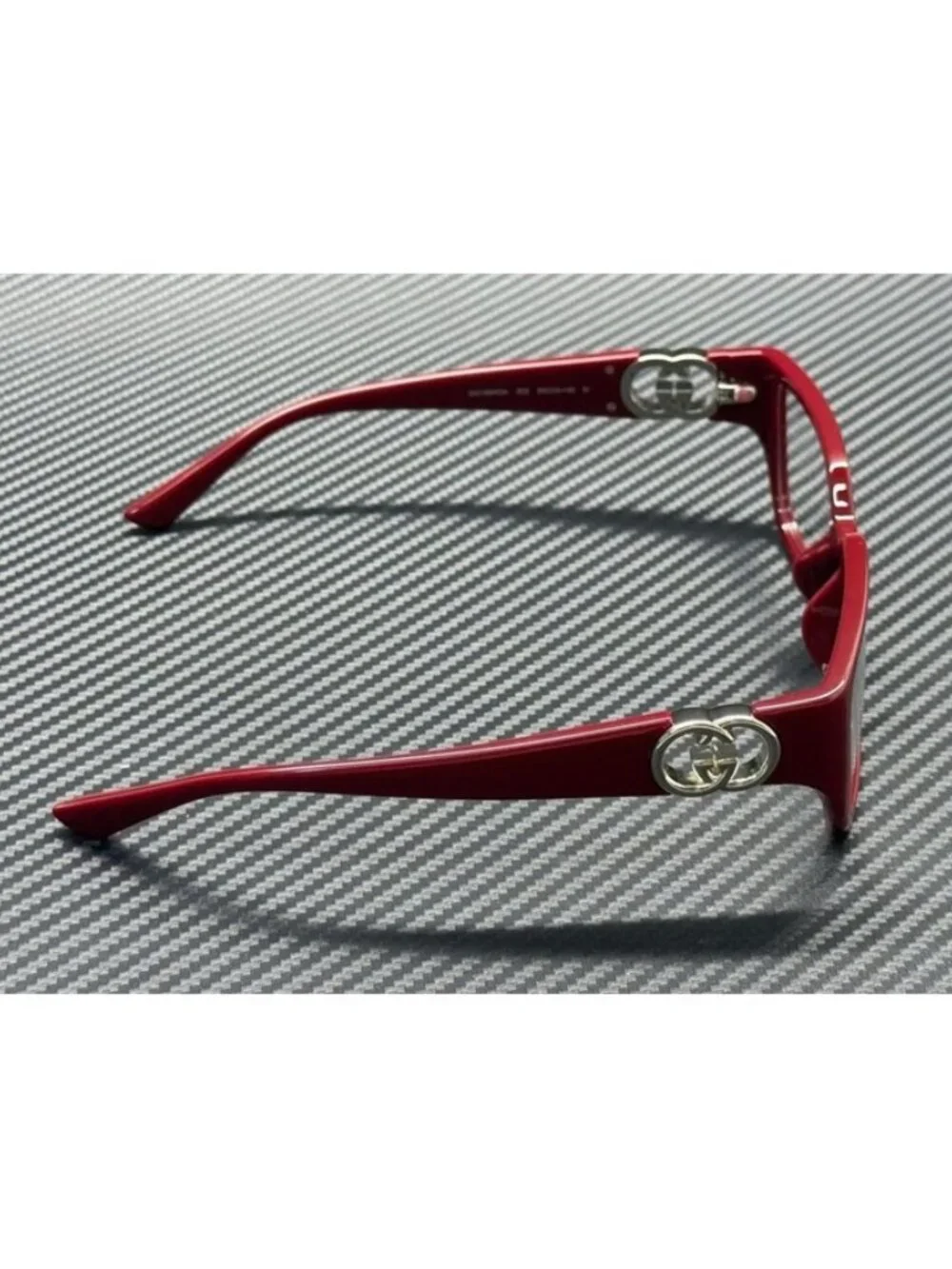 New Gucci Women Burgundy Eyeglasses 55-16-140